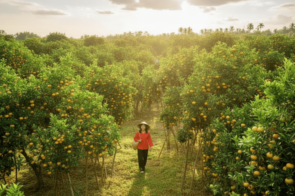 Ghé thăm vườn trái cây tươi ngon